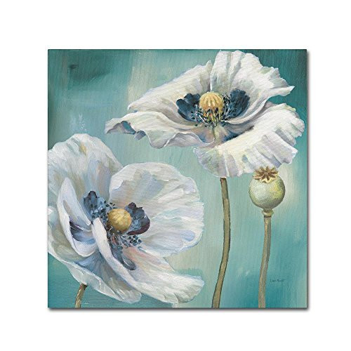 Teal Dance II by Lisa Audit, 24x24-Inch Canvas Wall Art
