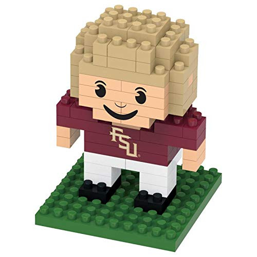 FOCO NCAA Florida State Seminoles 3D Brxlz Football Player Building Blocks Set3D Brxlz Football Player Building Blocks Set, Team Color, One Size
