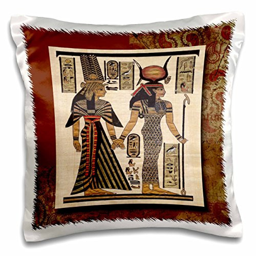 3D Rose pc_99429_1"" Ancient Egyptian Papyrus Pillow Case, 16" x 16"
