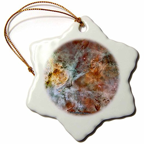 3dRose ORN_76816_1 Galaxy and Nebula-ETA Carinae Nebula by NASA Hubble Telescope-Snowflake Ornament, Porcelain, 3-Inch 3dRose ORN_76816_1 Galaxy and Nebula-ETA Carinae Nebula by NASA Hubble Telescope-Snowflake Ornament, Porcelain, 3-Inch
