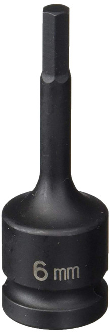 Grey Pneumatic (2906M) 1/2' Drive x 6mm Hex Driver Socket