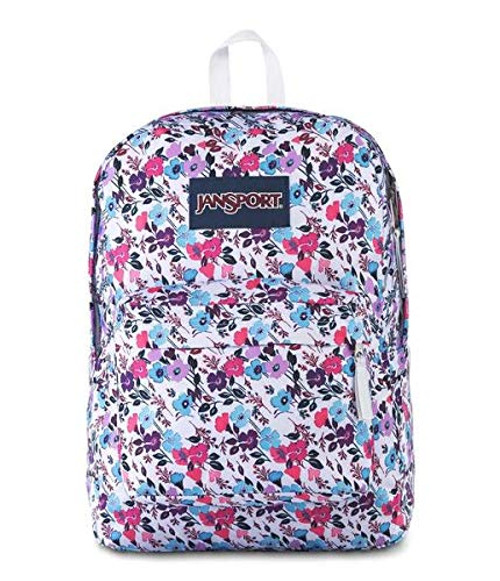 JanSport Superbreak Backpack - Lightweight School Pack, Petal to The Metal