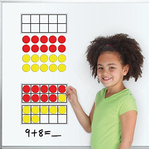 Really Good Stuff 163786 Jumbo Magnetic Ten-Frame