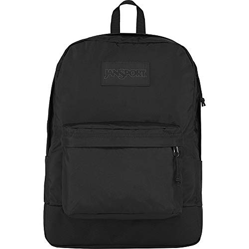 JanSport Mono Superbreak Backpack - Lightweight School Pack | Black JanSport Mono Superbreak Backpack - Lightweight School Pack | Black