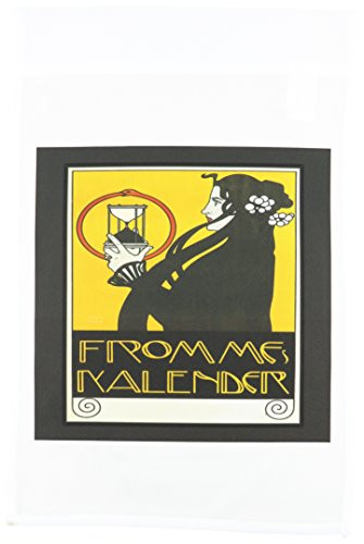 3dRose fl_43803_1 Famous German Art Nouveau Poster Garden Flag, 12 by 18-Inch