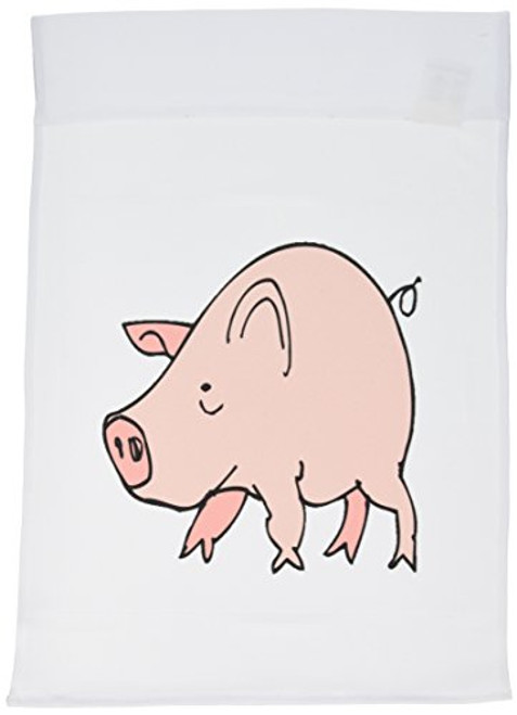 3dRose fl_48233_1 Cute Cartoon Pink Pig Garden Flag, 12 by 18-Inch 3dRose fl_48233_1 Cute Cartoon Pink Pig Garden Flag, 12 by 18-Inch