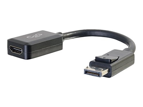 C2G/Cables to Go  54322 8in C2G/Cables to Go DisplayPort M to HDMI F BLK