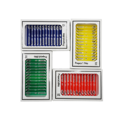 OPTO-EDU E35.3618 Kids Plastic Prepared Microscope Slides of Animals Insects Plants Flowers Sample Specimens for Stereo Microscopes, Plastic