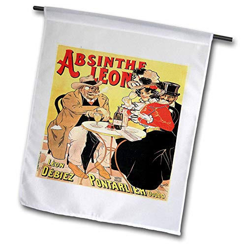 3dRose fl_149285_1 Vintage Absinthe Leon French Wine Advertising Poster Garden Flag, 12 by 18-Inch 3dRose fl_149285_1 Vintage Absinthe Leon French Wine Advertising Poster Garden Flag, 12 by 18-Inch