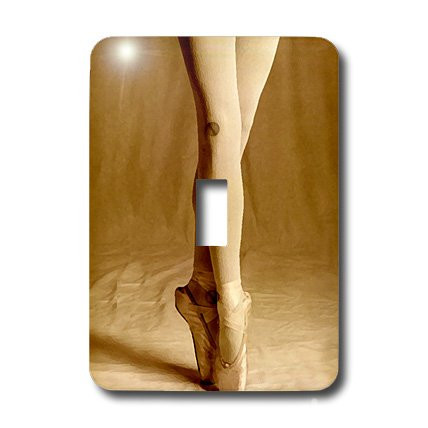 3dRose lsp_1272_1 Ballerina Single Toggle Switch