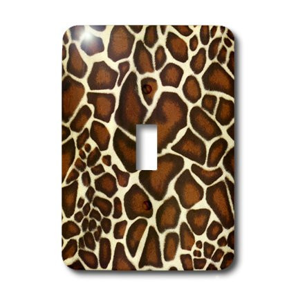 3dRose LLC lsp_23437_1 Giraffe Pattern Single Toggle Switch