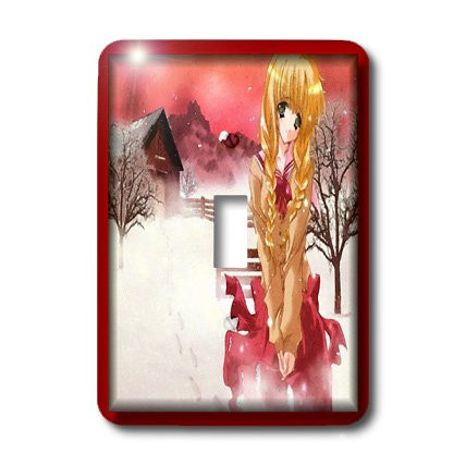 3dRose LLC lsp_24158_1 Lonely Anime, Single Toggle Switch