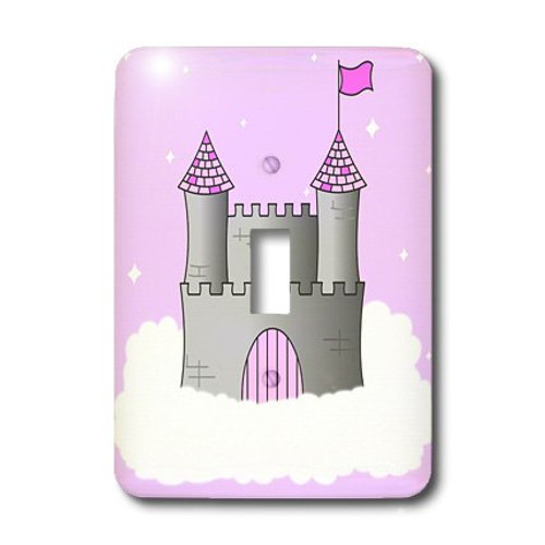 3dRose lsp_24631_1 Pink and Grey Princess Castle in the Clouds Toggle Switch 3dRose lsp_24631_1 Pink and Grey Princess Castle in the Clouds Toggle Switch