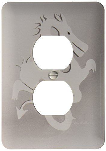 3dRose LLC lsp_12604_6 Dragon M, 2 Plug Outlet Cover