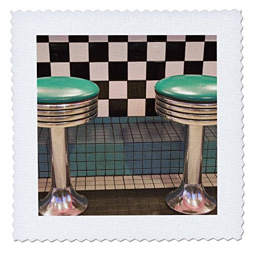 3dRose qs_92888_1 New Mexico, Albuquerque, 66 Diner, Route 66-US32 MDE0054-Michael DeFreitas-Quilt Square, 10 by 10-Inch 3dRose qs_92888_1 New Mexico, Albuquerque, 66 Diner, Route 66-US32 MDE0054-Michael DeFreitas-Quilt Square, 10 by 10-Inch