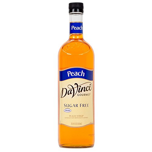 Da Vinci SUGAR FREE Peach Syrup 750mL with Splenda