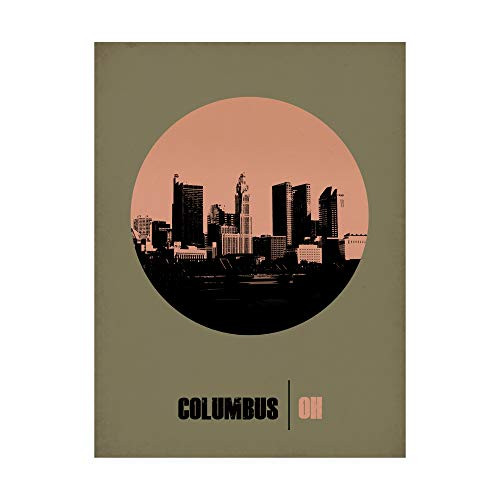 Trademark Fine Art Columbus Circle Poster 1 by NAXART, 18x24, Multiple Colors