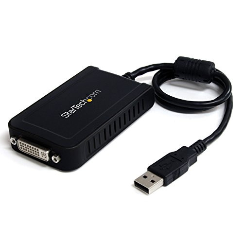 StarTech.com (USB2DVIE3) USB to DVI External Video Card Multi Monitor Adapter - USB to DVI Adapter - USB 2.0 DVI Converter - 1920x1200