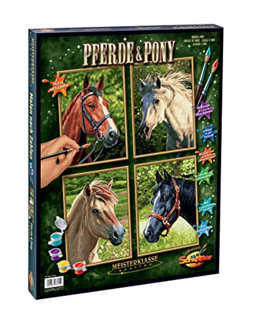 Norris Paint by#S: Horses & Pony (Quattro) Paint by# Norris Paint by#S: Horses & Pony (Quattro) Paint by#