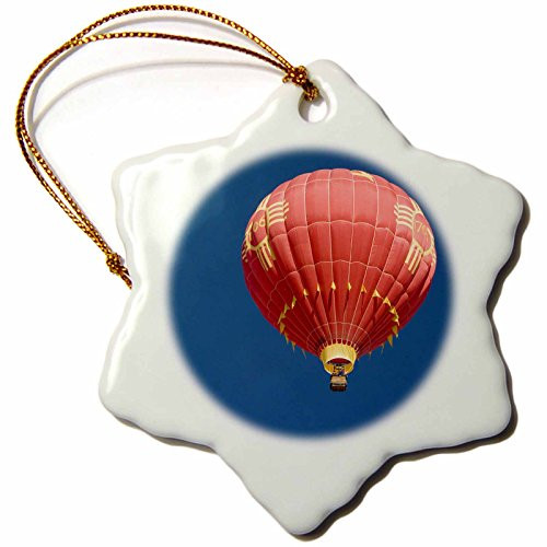3dRose orn_92993_1 New Mexico, Albuquerque, Hot Air Ballooning US32 TDR0103 Trish Drury Snowflake Porcelain Ornament, 3-Inch 3dRose orn_92993_1 New Mexico, Albuquerque, Hot Air Ballooning US32 TDR0103 Trish Drury Snowflake Porcelain Ornament, 3-Inch