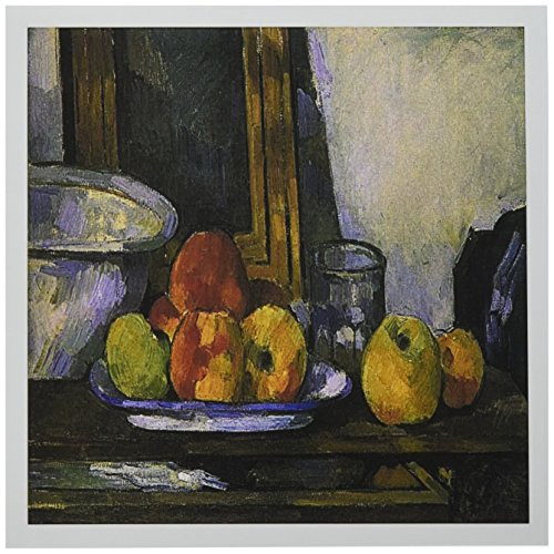 3dRose Paul Cezanne Painting Still Life with Open Drawer Greeting Cards, Set of 6 (gc_61842_1)