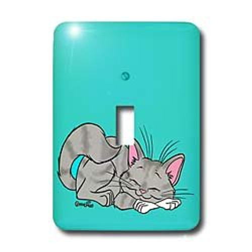 3dRose lsp_4754_1 Sleeping Cat Single Toggle Switch 3dRose lsp_4754_1 Sleeping Cat Single Toggle Switch