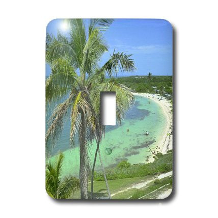 3dRose lsp_7523_1 Tropic Beach Single Toggle Switch Multicolor