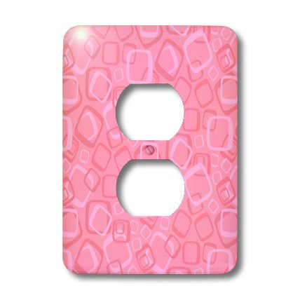 3dRose LLC lsp_11092_6 Retro Blocks in Pink, 2 Plug Outlet Cover