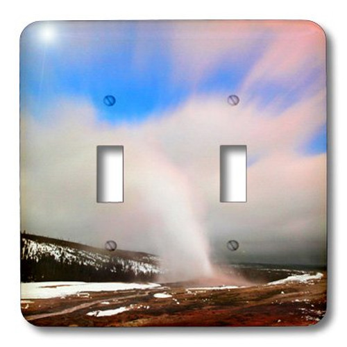 3dRose lsp_26404_2 Old Faithful Geyser in Winter Yellowstone National Park Toggle Switch Multi-Color 3dRose lsp_26404_2 Old Faithful Geyser in Winter Yellowstone National Park Toggle Switch Multi-Color