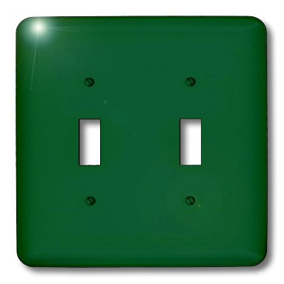 3dRose lsp_30643_2 Forest Green Double Toggle Switch