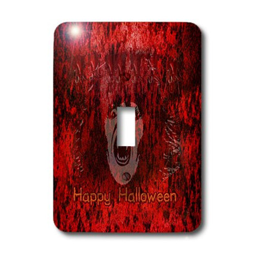3dRose lsp_36391_1 Vampire Face In Bloody Background Single Toggle Switch
