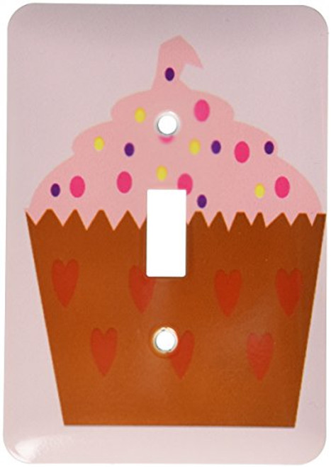 3dRose lsp_43765_1 Large Pink Cupcake With Sprinkles Toggle Switch 3dRose lsp_43765_1 Large Pink Cupcake With Sprinkles Toggle Switch