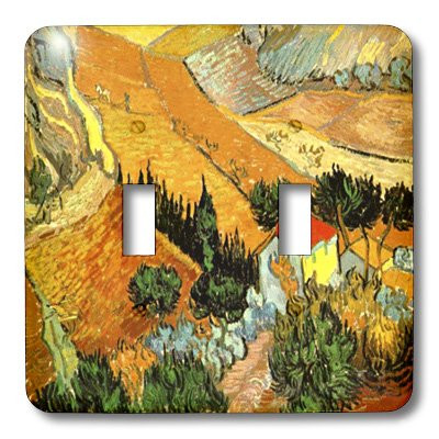 3dRose lsp_48156_2 Van Gogh Landscape Toggle Switch