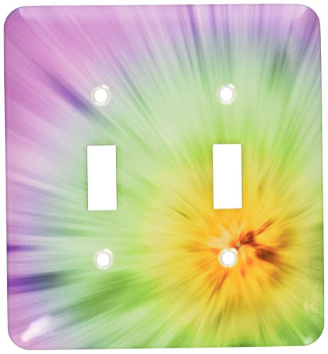 3dRose lsp_49038_2"Multi Color Tie Dye Design" Toggle Switch