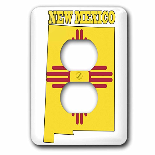3dRose LLC lsp_58751_6 New Mexico State Flag in The Outline Map and Letters for New Mexico, 2 Plug Outlet Cover 3dRose LLC lsp_58751_6 New Mexico State Flag in The Outline Map and Letters for New Mexico, 2 Plug Outlet Cover