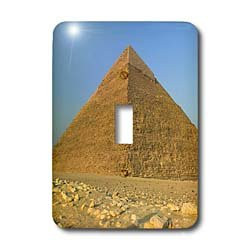 3dRose lsp_71638_1 The The Pyramids of Giza, the Nile, Cairo, Egypt Single Toggle Switch