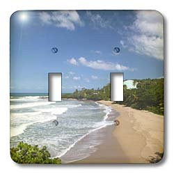 3dRose lsp_74498_2 Puerto Rico, West Coast, Rincon, Domes Beach Double Toggle Switch