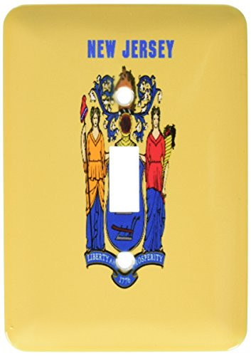3dRose lsp_80503_1"New Jersey State Flag" Single Toggle Switch