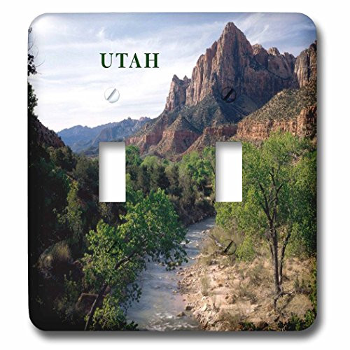 3dRose lsp_80657_2 Utah's Zion National Park Double Toggle Switch