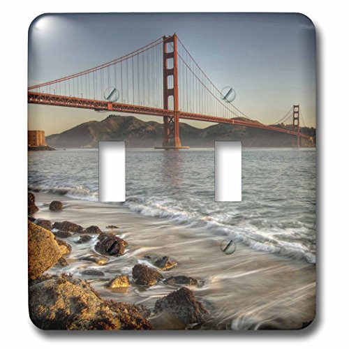 3dRose lsp_88389_2 California, San Francisco, Golden Gate Bridge US05 DSV0001 David Svilar Double Toggle Switch