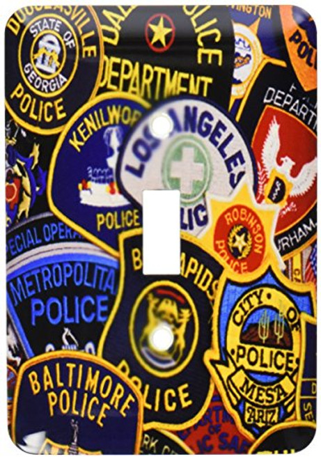 3dRose lsp_97657_1 US Police Shoulder badges-US52 DFR0004-David R. Frazier Single Toggle Switch, Multicolor 3dRose lsp_97657_1 US Police Shoulder badges-US52 DFR0004-David R. Frazier Single Toggle Switch, Multicolor