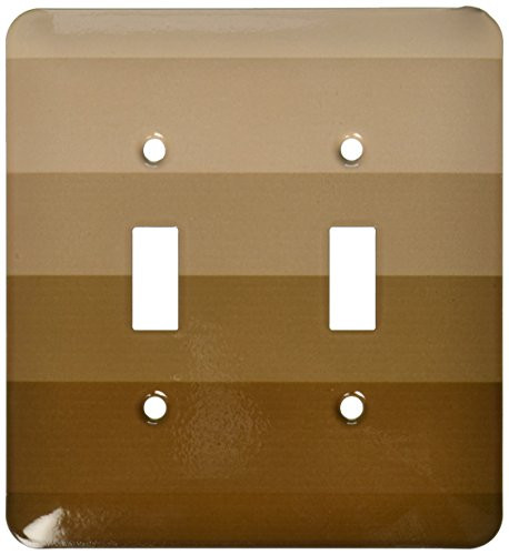 3dRose lsp_110387_2 Chocolate Hombre Brown Colors Double Toggle Switch Multicolored