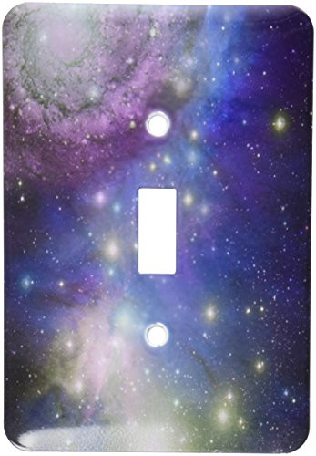 3dRose lsp_112990_1 Stars Galaxies & Nebulas Single Toggle Switch, Multicolor