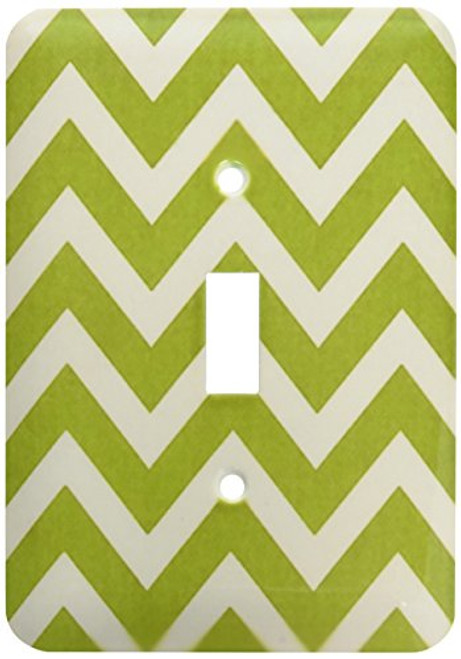3dRose lsp_119432_1 Large Lime Green Chevron Zig Zag Stripes Single Toggle Switch 3dRose lsp_119432_1 Large Lime Green Chevron Zig Zag Stripes Single Toggle Switch