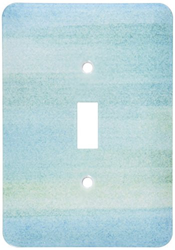3dRose lsp_152091_1 Abstract Aqua Sea Beach Theme Art Single Toggle Switch