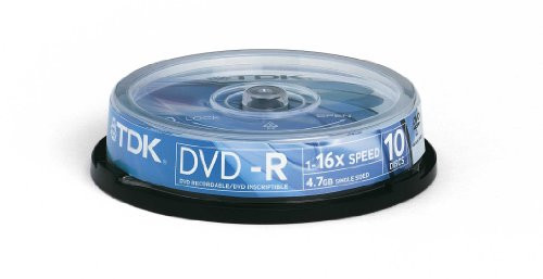 Tdk- - 10 X Dvd-r 4.7 Gb 16x - Spindle - Storage Media
