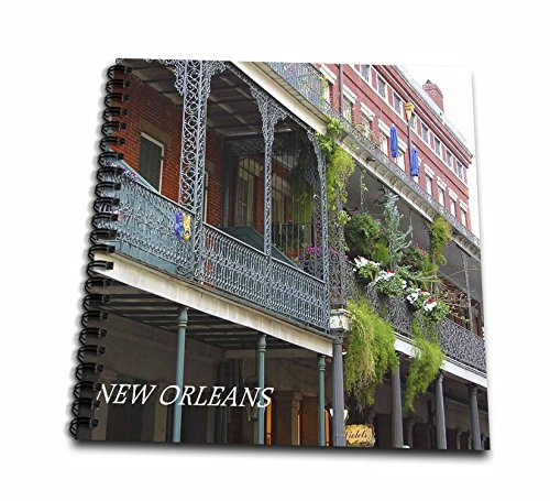 3dRose db_43748_2 French Quarter New Orleans-Memory Book, 12 by 12-Inch