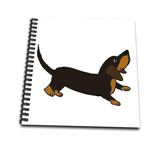 3dRose Funny Crouching Dachshund Puppy Dog Ready to Play-Drawing Book, 8 by 8-inch (db_201814_1) 3dRose Funny Crouching Dachshund Puppy Dog Ready to Play-Drawing Book, 8 by 8-inch (db_201814_1)