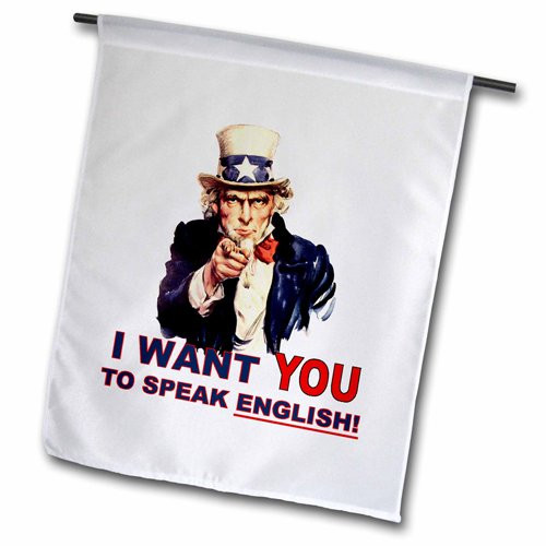 3dRose fl_116272_1 Funny Uncle Sam I Want You to Pull My Finger Attitude Humor Design Garden Flag, 12 by 18"
