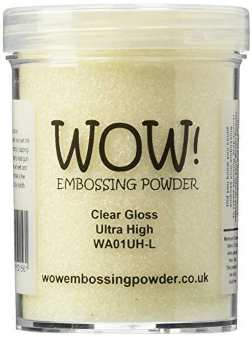 Wow Embossing Powder Large Jar 160ml-Clear Gloss Ultra High